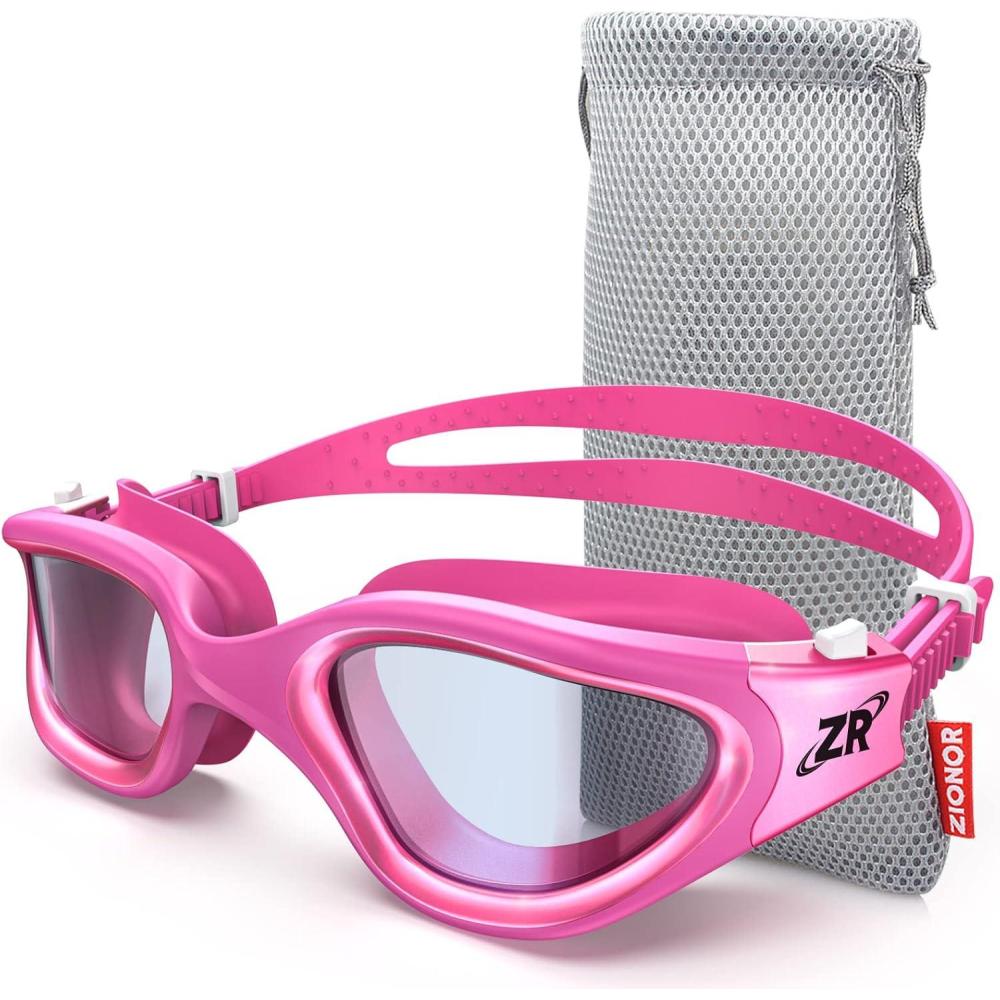 imageZIONOR Swim Goggles G1 MAX Polarized AntiFog Swimming Goggles for Men WomenA3 Polarized Bright Smoke
