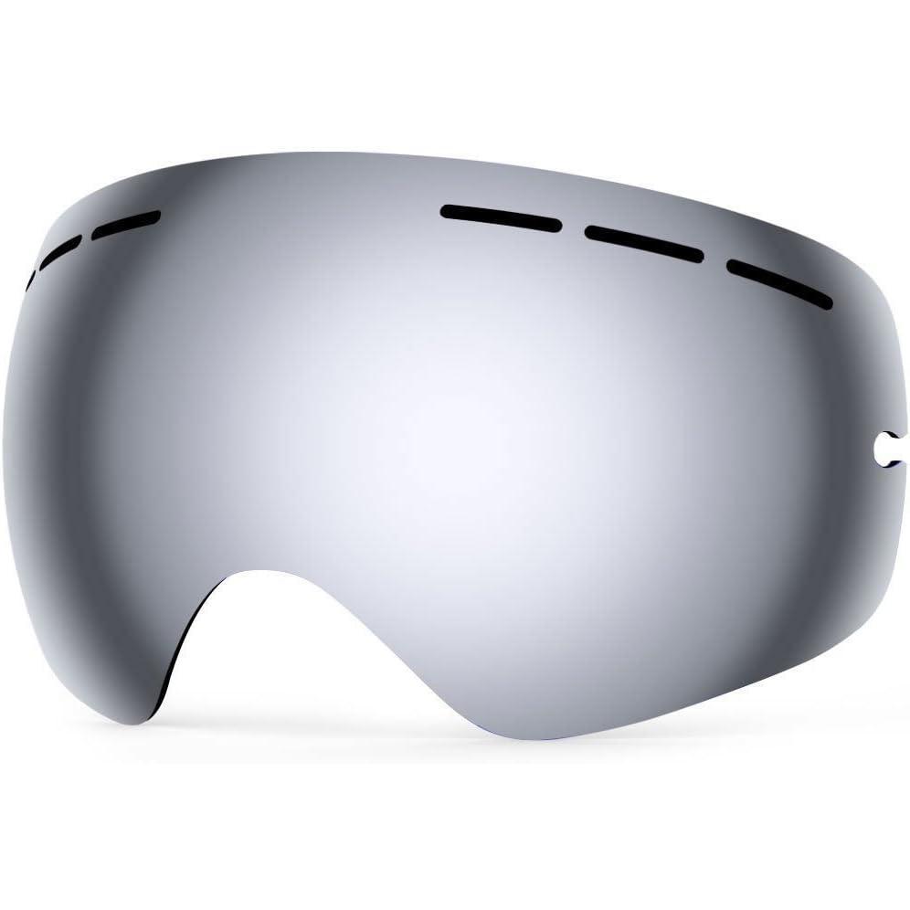 imageZIONOR X Ski Snowboard Snow Goggles Replacement LensesL3x Polarizedsilver Lens Vlt 84