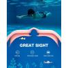 ZIONOR Kids Swim Goggles, G1MINI SE Anti-Fog Swimming Goggles for Kid Child 6-14(A0 Clear Lens – Pink)