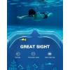 ZIONOR Kids Swim Goggles, G1MINI SE Anti-Fog Swimming Goggles for Kid Child 6-14(A3 (Clear Blue Lens – Allclear))