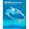 ZIONOR Kids Swim Goggles, G1MINI SE Anti-Fog Swimming Goggles for Kid Child 6-14(A3 (Clear Blue Lens – Allclear))