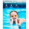ZIONOR Kids Swim Goggles, G1MINI SE Anti-Fog Swimming Goggles for Kid Child 6-14(B5 (Amber Lens – Allyellow))