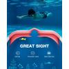 ZIONOR Kids Swim Goggles, G1MINI SE Anti-Fog Swimming Goggles for Kid Child 6-14(B8 (Pinkwhite-gold))