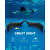 ZIONOR Kids Swim Goggles, G1MINI SE Anti-Fog Swimming Goggles for Kid Child 6-14(C2 (Blue Lens – Blackblue))