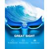 ZIONOR Kids Swim Goggles, G1MINI Ultra Photochromic Polarized Swimming Goggles Boys Girls(A3 (Bluegreen polarized + Photochromic none-metal Frame))