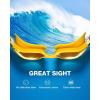 ZIONOR Kids Swim Goggles, G1MINI Ultra Photochromic Polarized Swimming Goggles Boys Girls(A4 (Gold  Polarized + Photochromic))