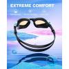 ZIONOR Kids Swim Goggles, G1MINI Ultra Photochromic Polarized Swimming Goggles Boys Girls(A8 (Silver  Polarized + Photochromic))