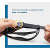ZIONOR Snorkel Lap Swimming Swimmer Training Diving Snorkeling Comfortable Mouthpiece One-Way Purge Valve for Pool Open Water(A-T1 Swim Snorkel-Black)