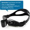 ZIONOR Snorkel Lap Swimming Swimmer Training Diving Snorkeling Comfortable Mouthpiece One-Way Purge Valve for Pool Open Water(C-T1 Swim Snorkel-Red)
