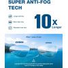 ZIONOR Swim Goggles, G1 MAX Polarized Anti-Fog Swimming Goggles for Men Women(A2 (Polarized + Smoke))