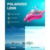 ZIONOR Swim Goggles, G1 MAX Polarized Anti-Fog Swimming Goggles for Men Women(A3 (Polarized + Bright Smoke))