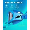 ZIONOR Swim Goggles, G1 MAX Polarized Anti-Fog Swimming Goggles for Men Women(A4 (Polarized + Bright Smoke))