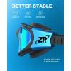 ZIONOR Swim Goggles, G1 MAX Polarized Anti-Fog Swimming Goggles for Men Women(A5 (Polarized + Mirror Gold))