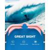 ZIONOR Swim Goggles, G1 SE Swimming Goggles Anti-Fog for Adult Men Women(A4-clear Lens Pink Frame)