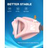 ZIONOR Swim Goggles, G1 SE Swimming Goggles Anti-Fog for Adult Men Women(A4-clear Lens Pink Frame)