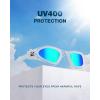 ZIONOR Swim Goggles, G1 SE Swimming Goggles Anti-Fog for Adult Men Women(A6-gold Lens Clear Frame)