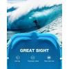ZIONOR Swim Goggles, G1 SE Swimming Goggles Anti-Fog for Adult Men Women(B3-clear Lens Blue Frame)