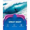 ZIONOR Swim Goggles, G1 SE Swimming Goggles Anti-Fog for Adult Men Women(B7-clear Lens Rose Frame)