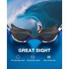 ZIONOR Swim Goggles, G1 Ultra Photochromic Polarized Swimming Goggles Men Women(A0 (Blue  Polarized + Photochromic))