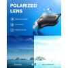 ZIONOR Swim Goggles, G1 Ultra Photochromic Polarized Swimming Goggles Men Women(A1 (Silver  Polarized + Photochromic))