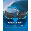 ZIONOR Swim Goggles, G1 Ultra Photochromic Polarized Swimming Goggles Men Women(A4 (Green  Polarized + Photochromic))