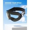 ZIONOR X Ski Snowboard Snow Goggles Replacement Lenses(L2-x Clear Lens Vlt 94%)