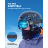ZIONOR X4 Ski Goggles Magnetic Lens – Snowboard Goggles for Men Women Adult – Snow Goggles Anti-fog UV Protection(A8-grey Frame Sapphire Lens)