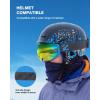 ZIONOR X4 Ski Goggles Magnetic Lens – Snowboard Goggles for Men Women Adult – Snow Goggles Anti-fog UV Protection(B3-blue Frame Revo Gold Lens)