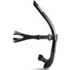imageZIONOR Snorkel Lap Swimming Swimmer Training Diving Snorkeling Comfortable Mouthpiece OneWay Purge Valve for Pool Open WaterAT1 Swim SnorkelBlack