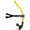 ZIONOR Snorkel Lap Swimming Swimmer Training Diving Snorkeling Comfortable Mouthpiece One-Way Purge Valve for Pool Open Water(T1 Swim Snorkel-Yellow)