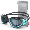 ZIONOR Swim Goggles, G1 MAX Polarized Anti-Fog Swimming Goggles for Men Women(A2 (Polarized + Smoke))