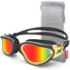 ZIONOR Swim Goggles, G1 MAX Polarized Anti-Fog Swimming Goggles for Men Women(A7 (Polarized + Mirror Red))