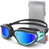 ZIONOR Swim Goggles, G1 MAX Polarized Anti-Fog Swimming Goggles for Men Women(A8 (Polarized + Mirror Blue))