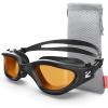 B1-amber Lens Black Frame