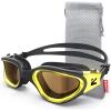 ZIONOR Swim Goggles, G1 Ultra Photochromic Polarized Swimming Goggles Men Women(A3 (Gold  Polarized + Photochromic))