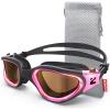 ZIONOR Swim Goggles, G1 Ultra Photochromic Polarized Swimming Goggles Men Women(A5 (Pink  Polarized + Photochromic))