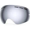 ZIONOR X Ski Snowboard Snow Goggles Replacement Lenses(L2-x Mirror Silver Lens Vlt 9%)