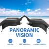 ZIONOR Kids Swim Goggles, G1 MINI UV Protection Anti-Fog Polarized Swimming Goggles for Age 6-14(B5(bright Smoke Lens + Blackwhite Frame))
