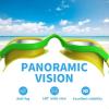 ZIONOR Kids Swim Goggles, G1 MINI UV Protection Anti-Fog Polarized Swimming Goggles for Age 6-14(B9(mirrored Silver Lens + Yellowgreen Frame))