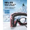 ZIONOR Ski Goggles, X12 100% OTG Snow Goggles Detachable Lens for Men Women Adult(A6-pink Frame Pink Toric Lens Vlt 6% S4)