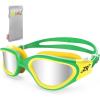 B9(mirrored Silver Lens + Yellowgreen Frame)
