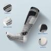 ZIONOR Ski Socks 2 Pack, Comfortable Merino Wool Over the Calf Snowboard Socks