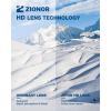 ZIONOR Ski Goggles, Z1 Zipon HD Lens Snow Snowboard Goggles for Men Women Adult(A(vlt 9.5%  Blue Lens  Blue Frame))