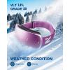 ZIONOR Ski Goggles, Z1 Zipon HD Lens Snow Snowboard Goggles for Men Women Adult(F(vlt 14.5%  Purple Lens  Purple Frame))