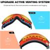 ZIONOR X5 Ski Snowboard Snow Goggles for Men Women Anti-Fog UV Protection Spherical Dual Lens Design