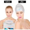 ZIONOR Swim Caps, C3 Durable Flexible Silicone Swimming Caps for Short Hair Comfortable Fit for Women Men Youth(gray)