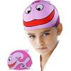 ZIONOR Kids Swim Caps, C1MINI Durable Flexible Silicone Swimming Caps Comfortable Fit for Children Girls Boys