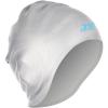 ZIONOR Swim Caps, C3 Durable Flexible Silicone Swimming Caps for Short Hair Comfortable Fit for Women Men Youth(gray)