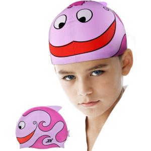 ZIONOR Kids Swim Caps, C1MINI Durable Flexible Silicone Swimming Caps Comfortable Fit for Children Girls Boys