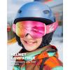 ZIONOR Kids Ski Goggles – Cylindrical Snowboard Snow Goggles Boys Girls Youth